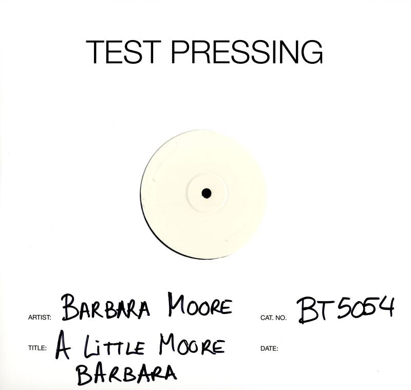 A Little Moore Barbara-Morgan Blue Town-Vinyl LP Test Pressing-M/M