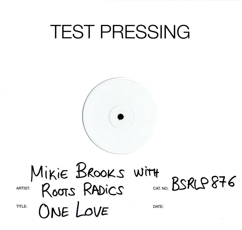 One Love-Burning Sounds-Vinyl LP Test Pressing-M/M