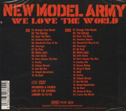 We Love The World-Secret-CD/DVD Album-New & Sealed