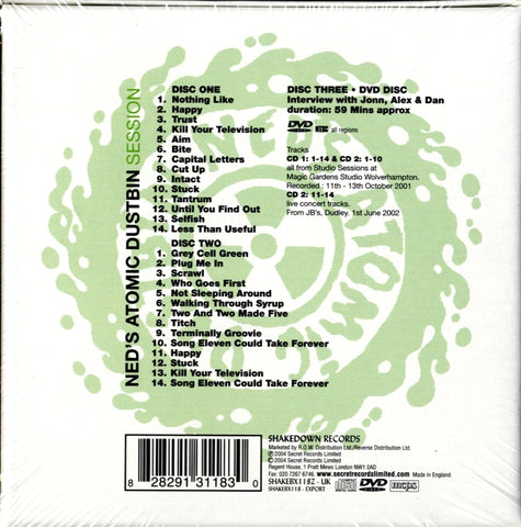 Session-Shakedown-2CD+DVD Album Box Set-New & Sealed