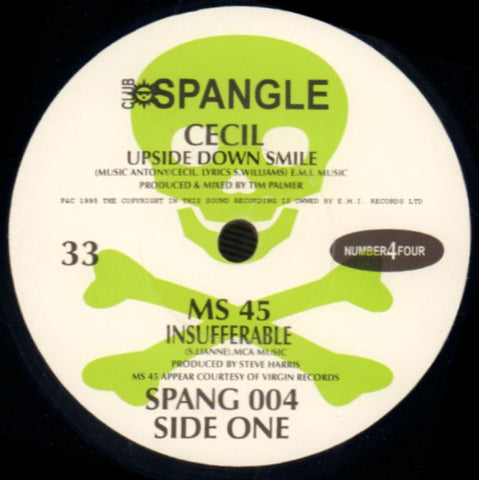 DR Rat/Chelsea Hotel/Upside Down Smile/Insufferable-Club Spangle-7" Vinyl-NM/NM