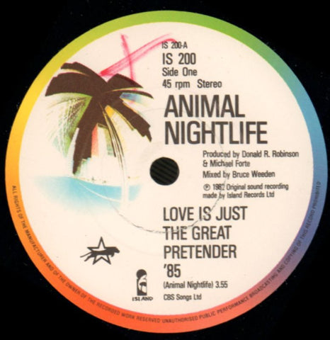 Love Is Just The Great Pretender-Island-7" Vinyl-Ex/NM