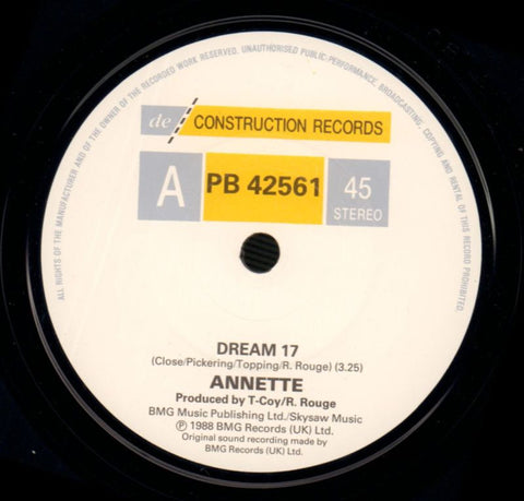 Dream 17-Deconstruction-7" Vinyl P/S-NM/NM