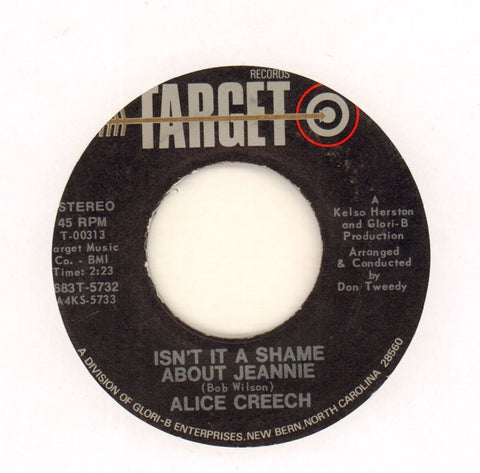 Isn't It A Shame About Jeannie-Target-7" Vinyl-Ex/VG