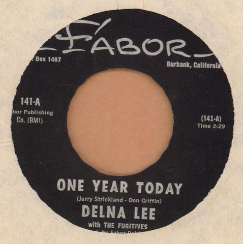 Delna Lee-One Year Today-Fabor-7" Vinyl