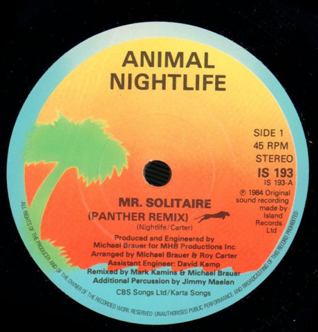 Mr Solitaire-Island-7" Vinyl P/S-Ex/NM