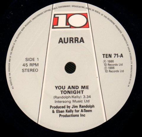 You And Me Tonight-10-7" Vinyl P/S-VG/VG
