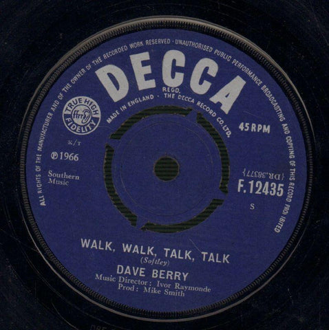 Mama / Walk Walk Talk Talk-Decca-7" Vinyl-Ex/VG