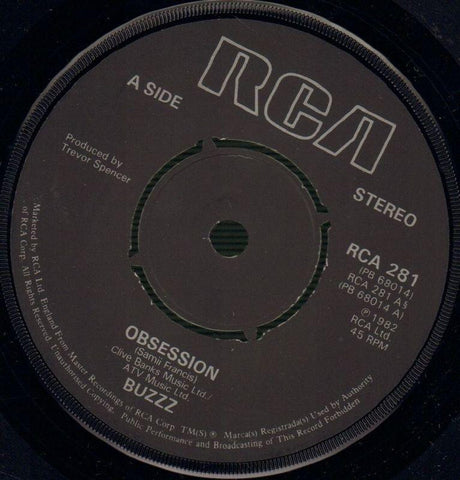 Obsession-RCA-7" Vinyl P/S-VG/VG