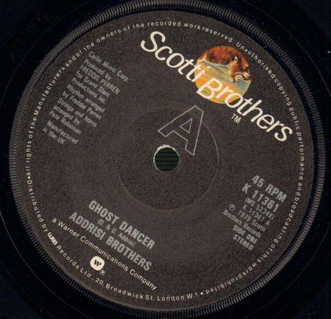 Addrisi Brothers-Ghost Dancer / Streetlight Love-Scotti Brothers-7" Vinyl