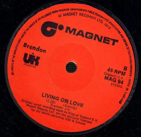 Rock Me / Living On Love-Magnet-7" Vinyl-VG/Ex