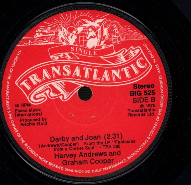 From Today / Darby And Joan-Transatlantic-7" Vinyl-VG/VG