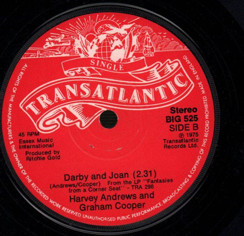 From Today / Darby And Joan-Transatlantic-7" Vinyl-VG/VG