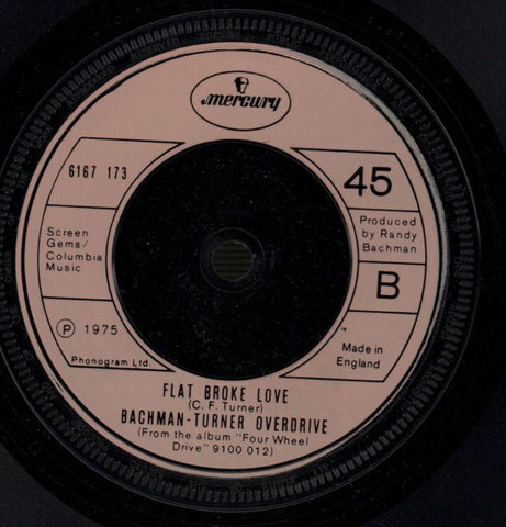 Hey You / Flat Broke Love-Mercury-7" Vinyl-VG/VG