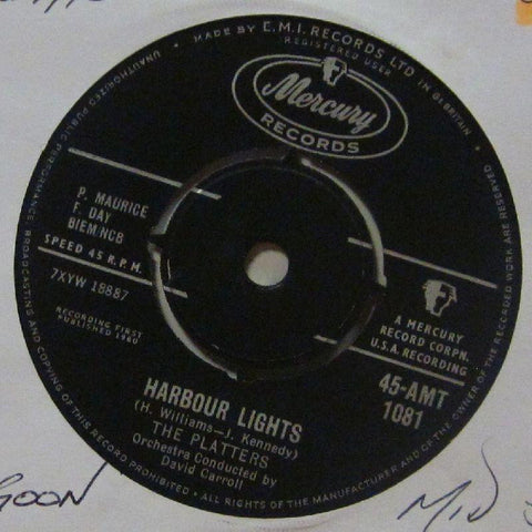 The Platters-Harbour Lights-Mercury-7" Vinyl
