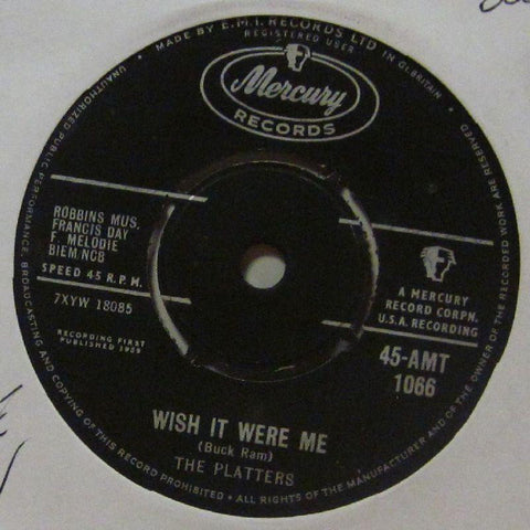 The Platters-Wish It Were Me-Mercury-7" Vinyl