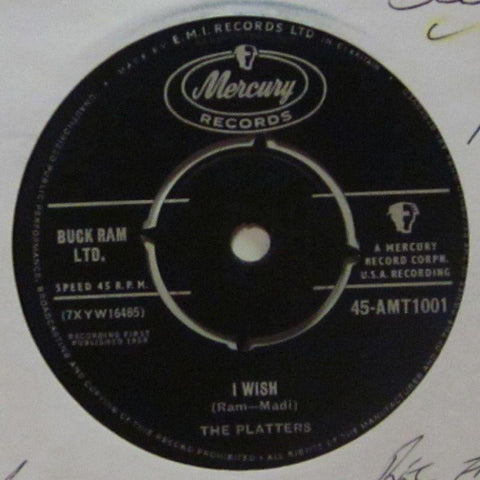 The Platters-I Wish-Mercury-7" Vinyl