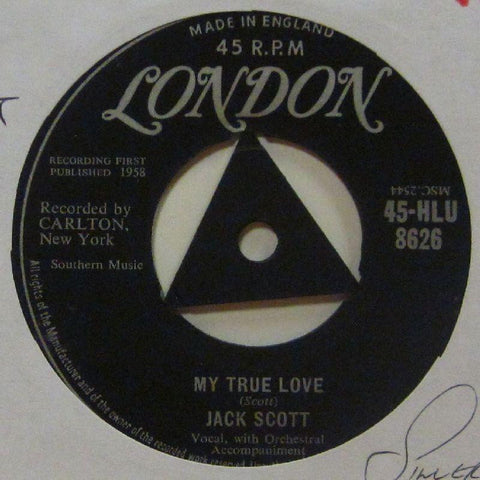 Jack Scott-My True Love-London-7" Vinyl