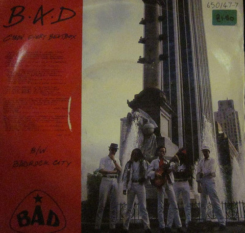 B.A.D-C'mon Every Beatbox-CBS-7" Vinyl