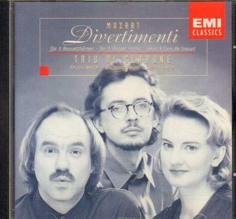 Mozart-5 Divertimenti (Trio Di Clarone)-CD Album