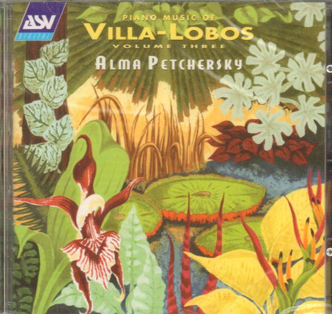 Heitor Villa-Lobos-Piano Music Volume 3 (Petchersky)-CD Album