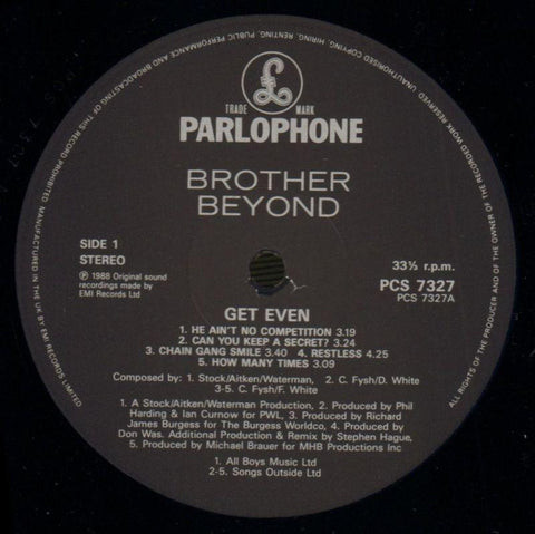 Get Even-Parlophone-Vinyl LP-VG+/NM