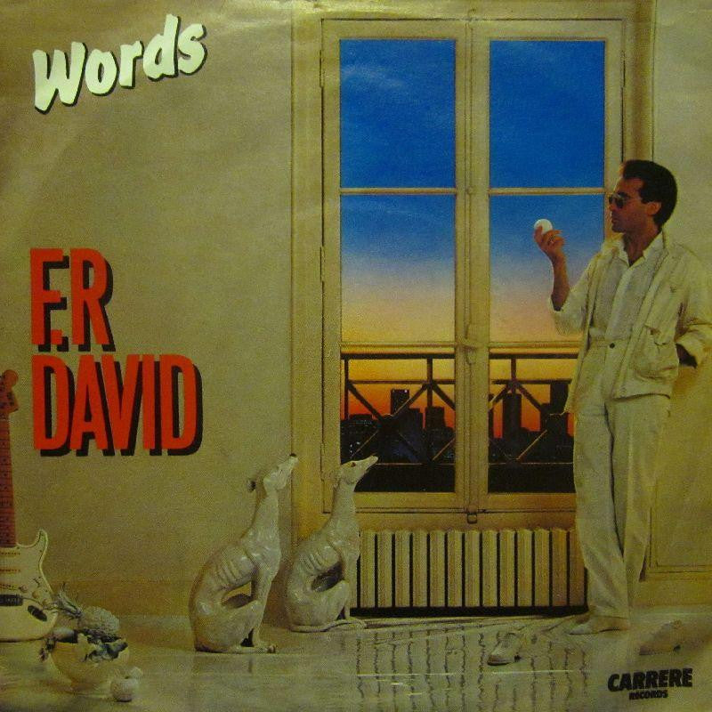 F.R David-Words-Carrere-7" Vinyl P/S