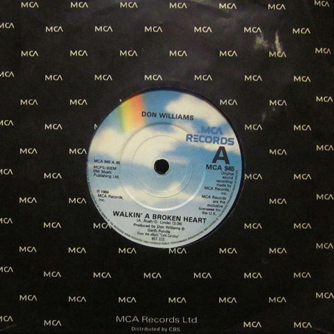 Don Williams-Walkin' A Broken Heart-MCA-7" Vinyl