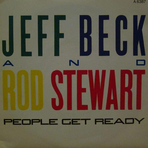 Jeff Beck & Rod Stewart-People Get Ready-Epic-7" Vinyl P/S