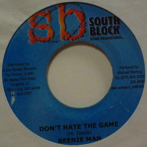 Beenie Man-Don't Hate The Game-South Block-7" Vinyl