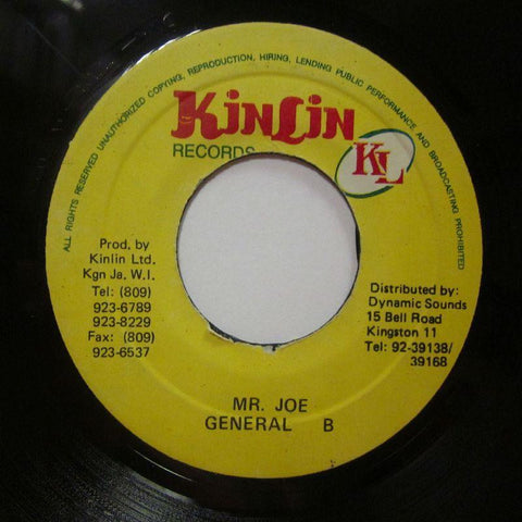 General B-Mr Joe-Kinlin-7" Vinyl