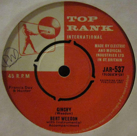 Bert Weedon-Ginchy-Top Rank International-7" Vinyl