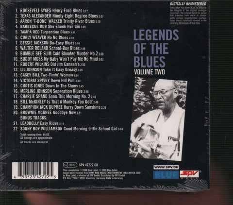 Legends Of The Blues Vol.2-Sony-CD Album-New