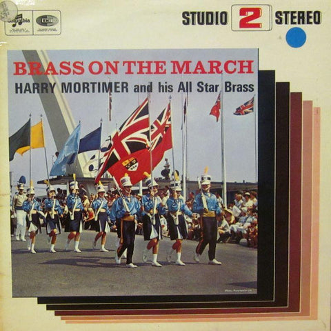 Harry Mortimer & His All Star Brass-Brass On The March-Columbia-Vinyl LP