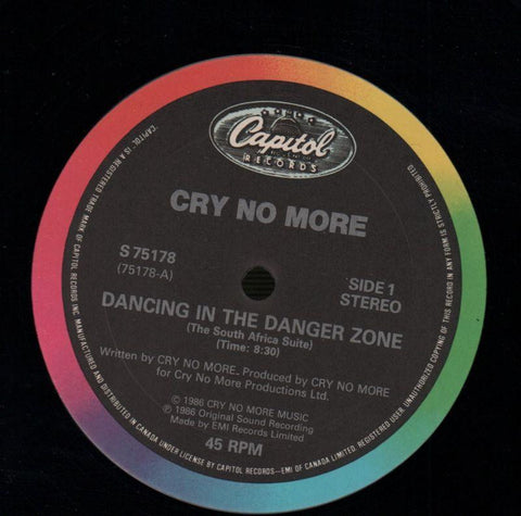 Dancing In The Danger Zone-Capitol-12" Vinyl P/S-VG/NM