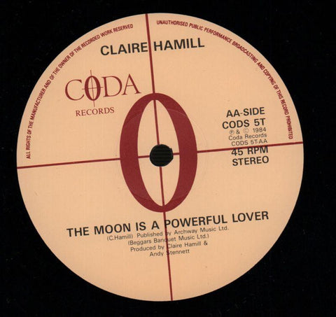 The Moon Is A Powerful Lover-Coda-12" Vinyl P/S-VG/Ex-