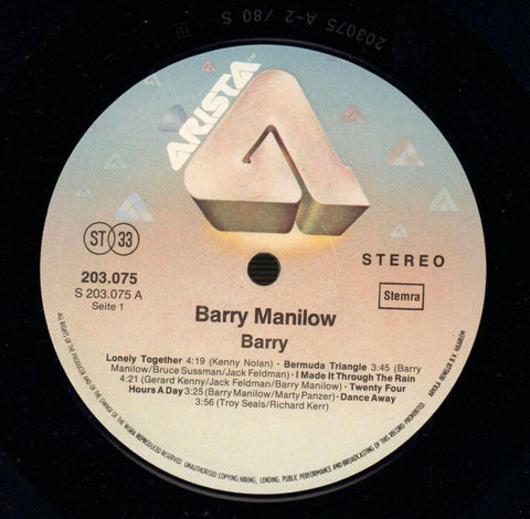 Barry-Arista-Vinyl LP-Ex/VG