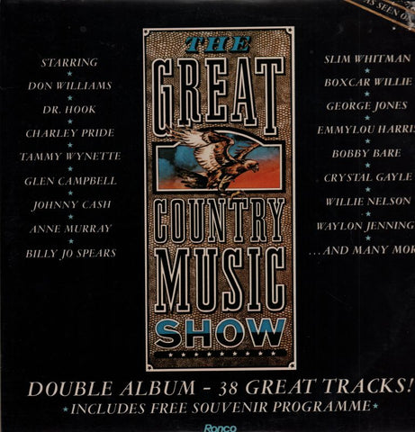 The Great Country Music Show-Ronco-2x12" Vinyl LP Gatefold