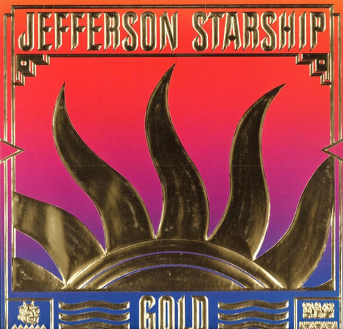 Jefferson Starship-Gold-Grunt-Embossed Vinyl LP Gatefold-Ex/NM
