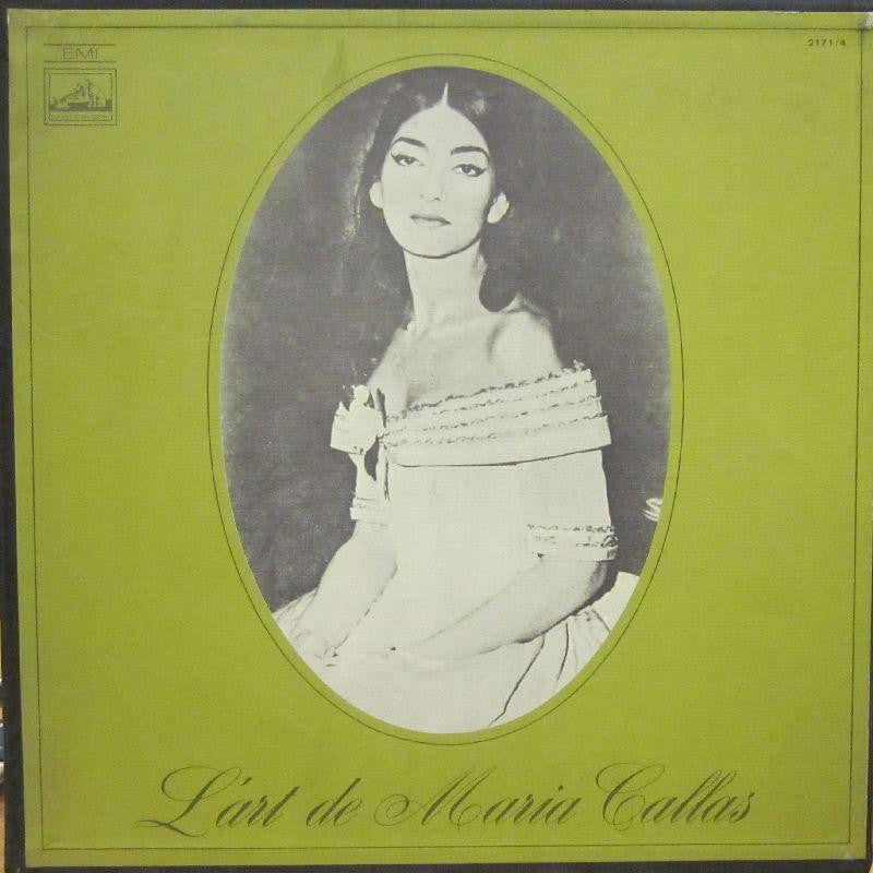 Maria Callas-L'Art De-HMV-4x12" Vinyl LP Box Set