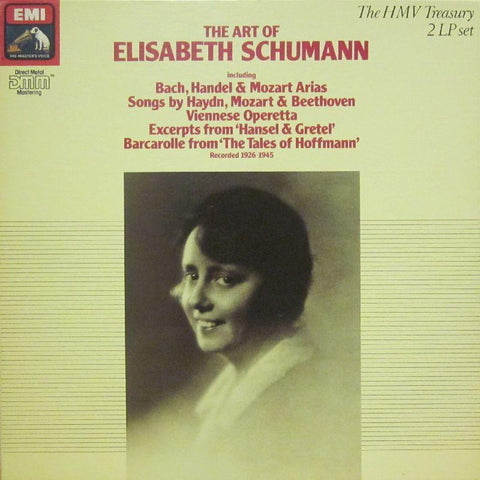 Elisabeth Schumann-The Art Of-HMV-2x12" Vinyl LP
