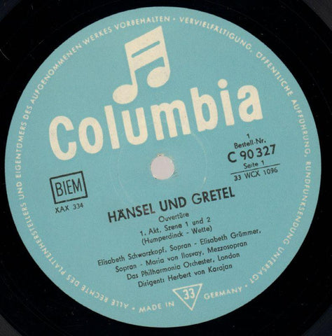 Hansel Und Gretel-Columbia-Vinyl LP Box Set-Fair/G