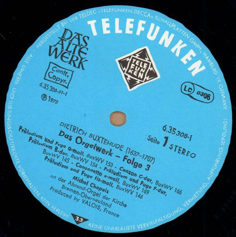 Das Orgelwerk-Telefunken-2x12" Vinyl LP Box Set-Ex+/Ex+