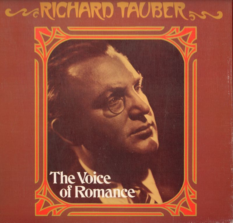Richard Tauber-The Voice Of Romance-World Record Club-4x12" Vinyl LP Box Set