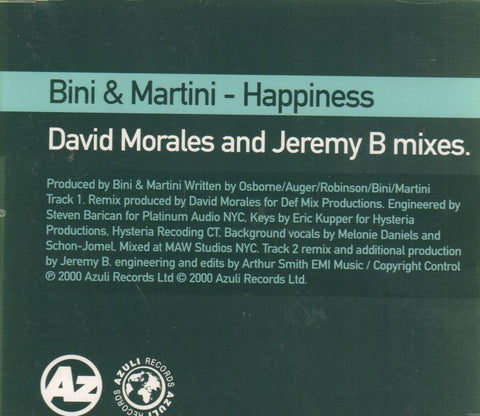 Happiness-CD Single