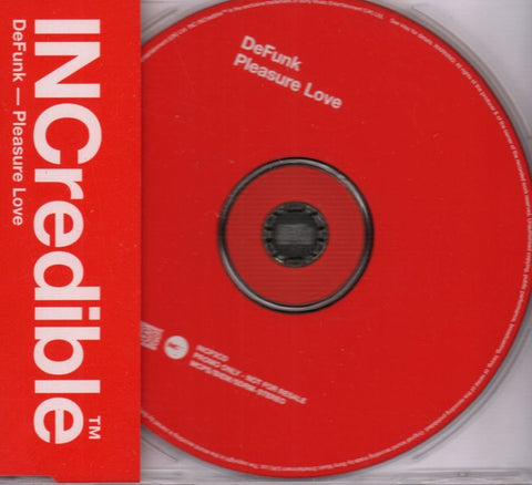 Pleasure Love-Incredible-CD Single