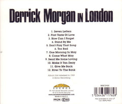Derrick Morgan In London-Burning Sounds-CD Album-New & Sealed