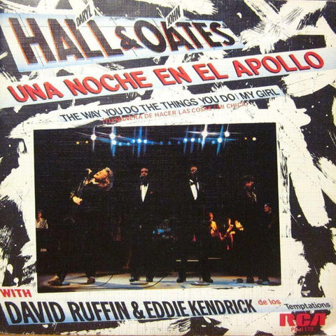 Daryl Hall & John Oates-Una Noche En El Apollo-RCA-7" Vinyl P/S