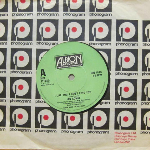 Ian Gomm-I Like You, I Don't Love You-Albion-7" Vinyl