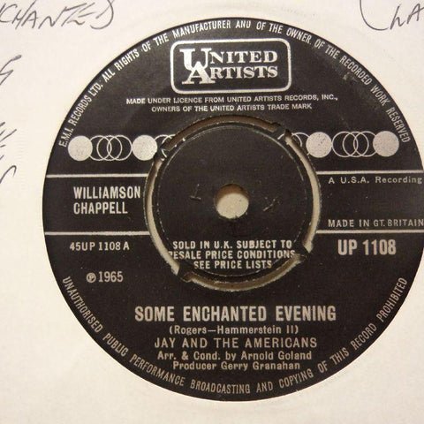 Jay & The Americans-Some Enchanted Evening-United Artist-7" Vinyl